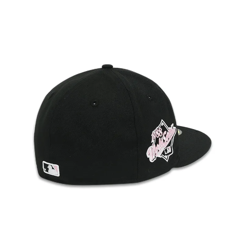 [12731574] LA Dodgers Paisley Bottom Black Men's Hat