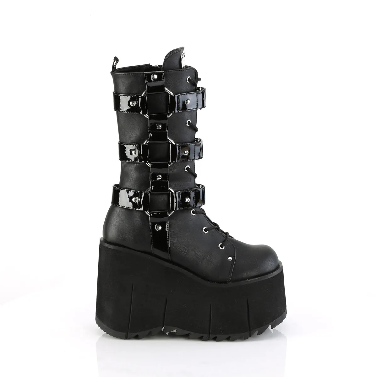 4 Inch Platform KERA-110 Black Pu