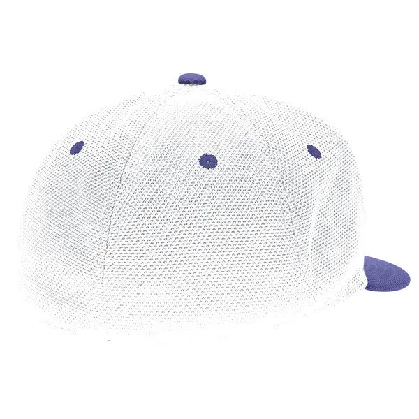 adidas Men's Purple Mesh Flat Visor Flex