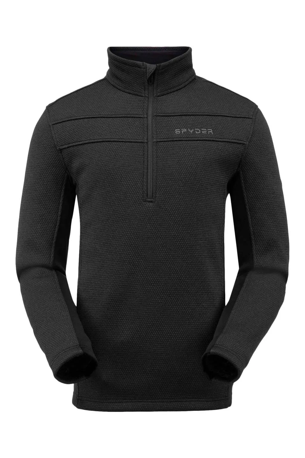 'Spyder' Men's Encore 1/2 Zip Fleece - Black