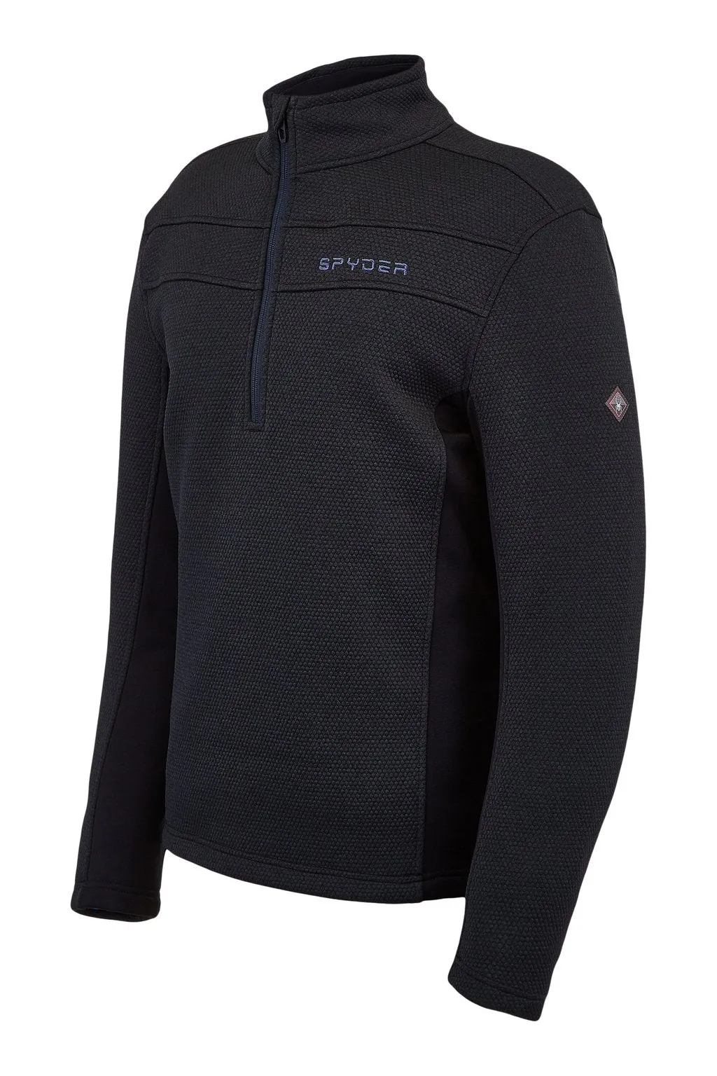 'Spyder' Men's Encore 1/2 Zip Fleece - Black