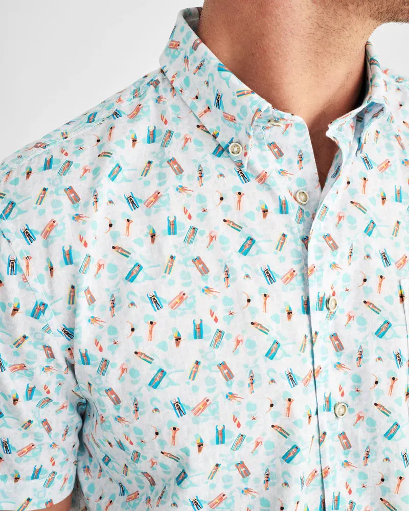 JOHNNIE-O Floaty Hangin' Out Button Up Shirt