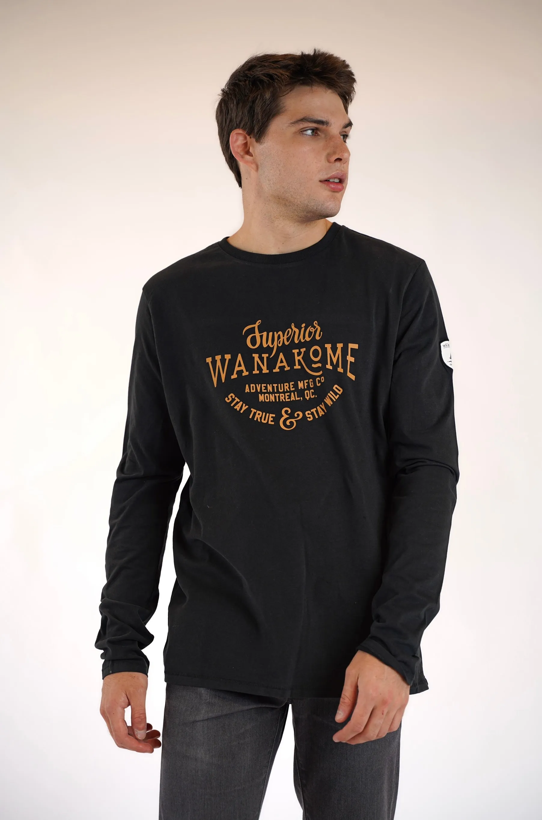 Avalon Black Long Sleeve Tee