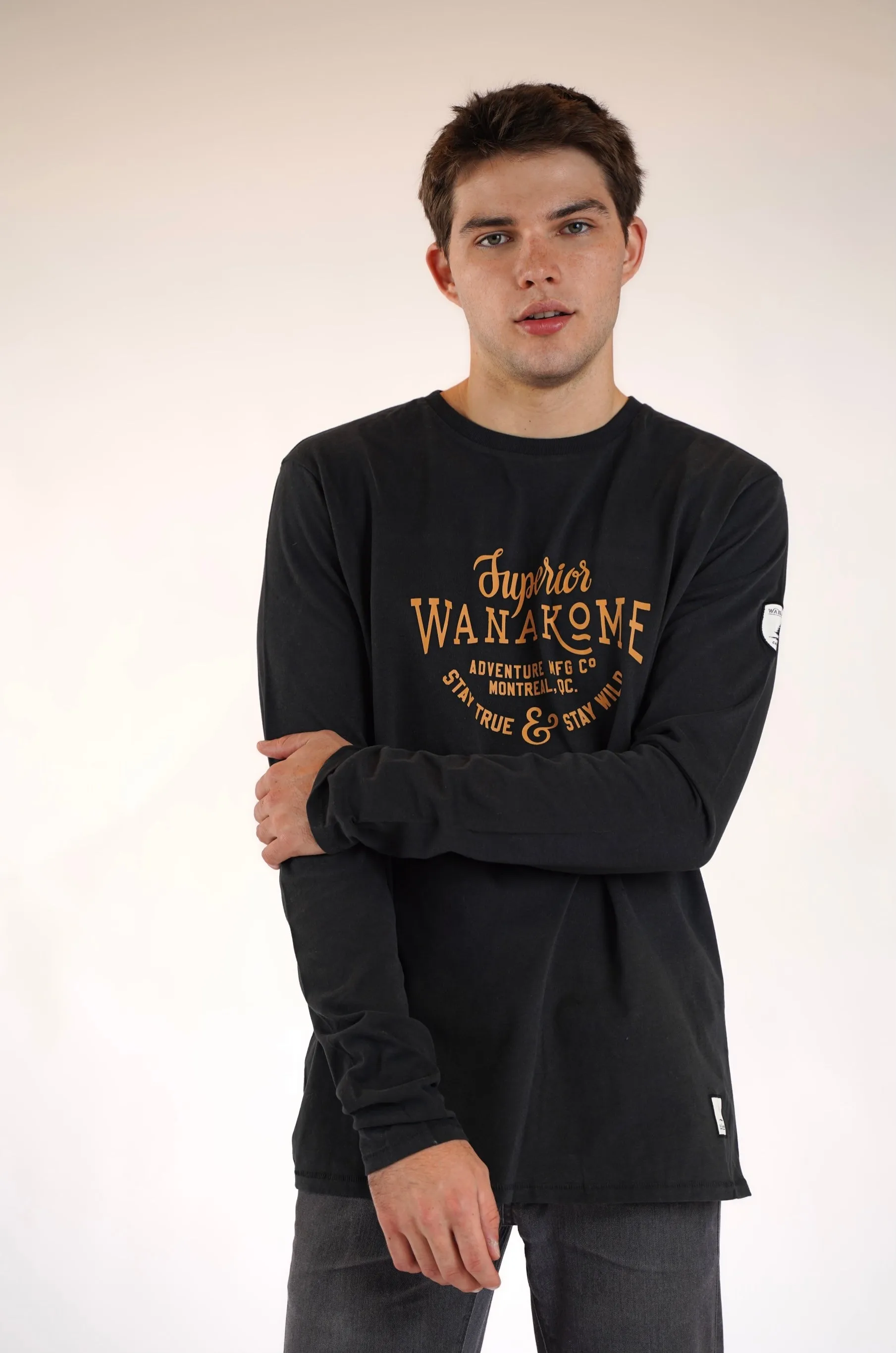 Avalon Black Long Sleeve Tee