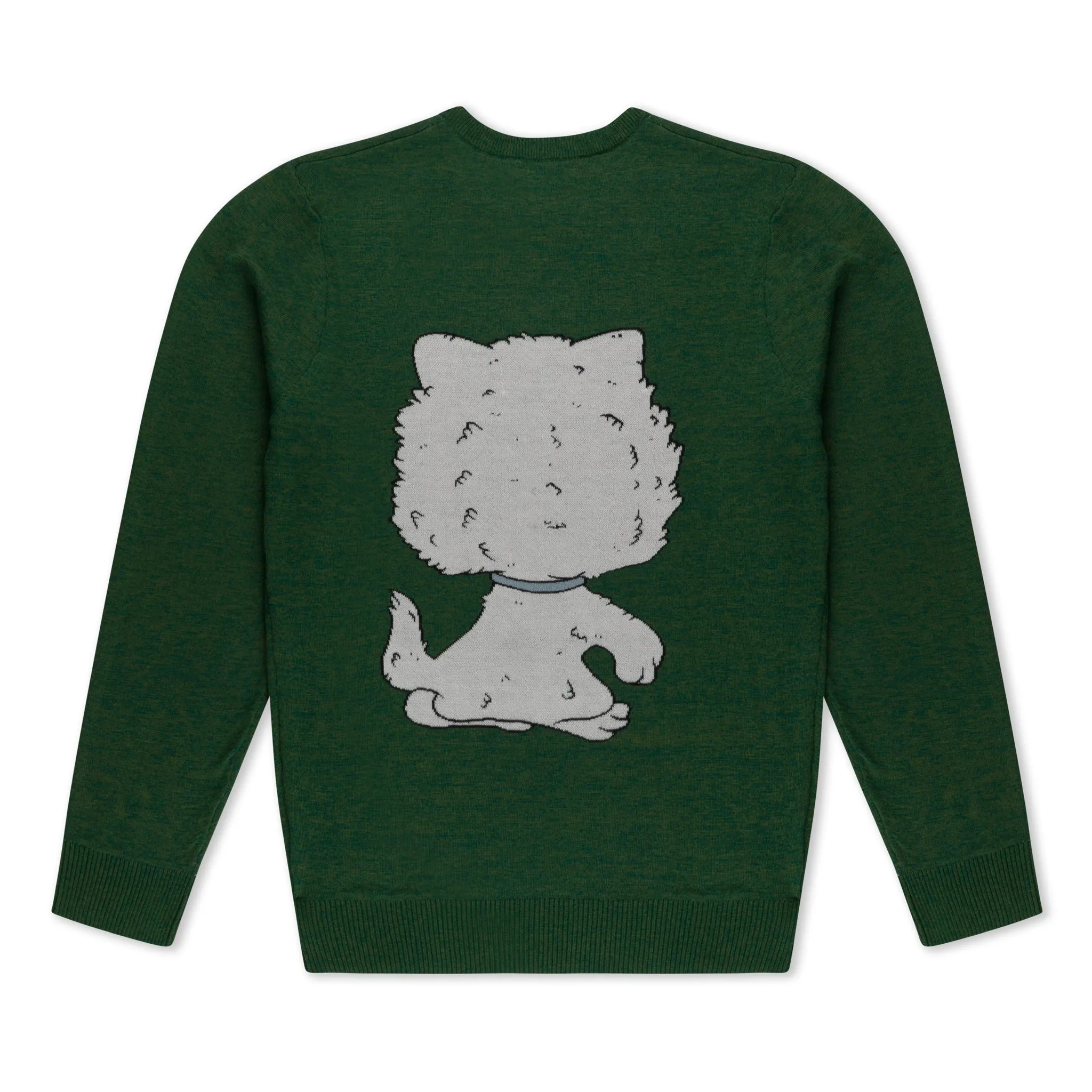 Big Head Knit Sweater (Pine Heather)