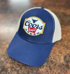 Blue Coors Banquet Rodeo Baseball cap