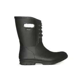 Bogs - Women's Amanda Plush Black Rain Boots