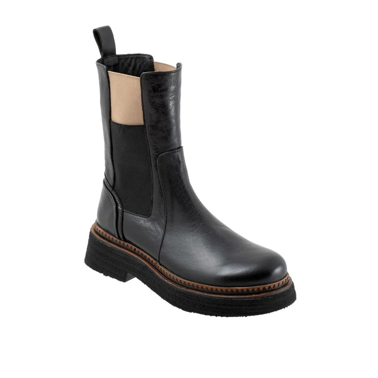 Bueno Gizelle Mid Chelsea Boot (Women) - Black