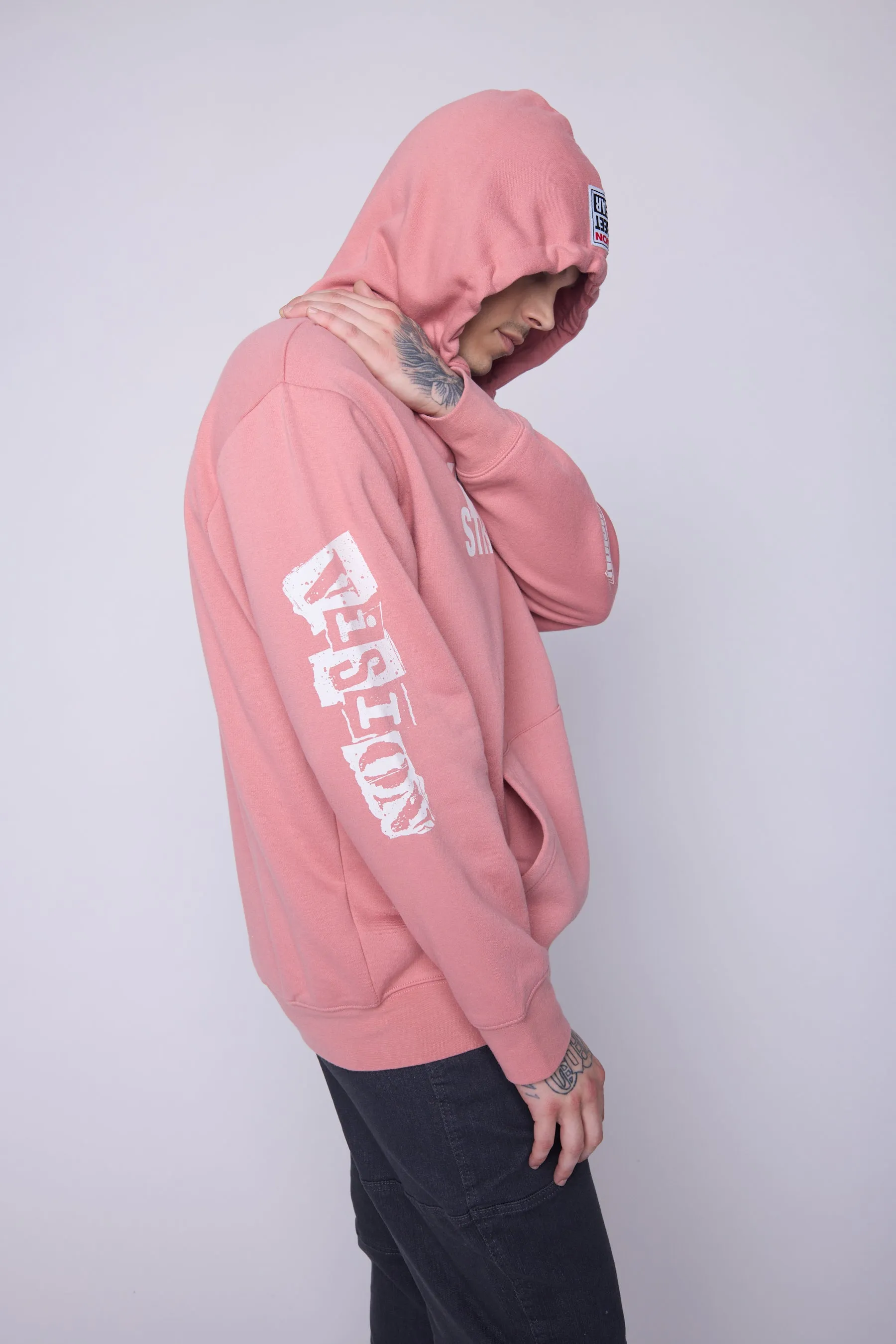 Team Logo Hoodie - Dusty Rose