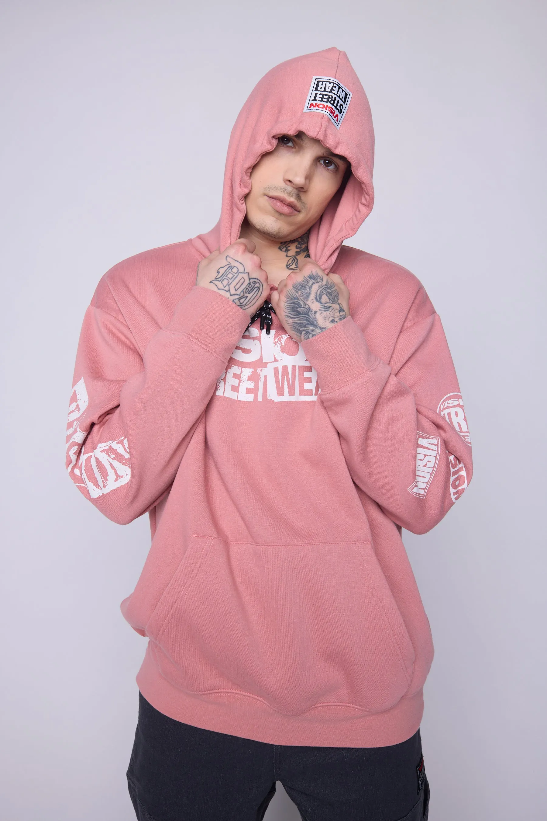 Team Logo Hoodie - Dusty Rose