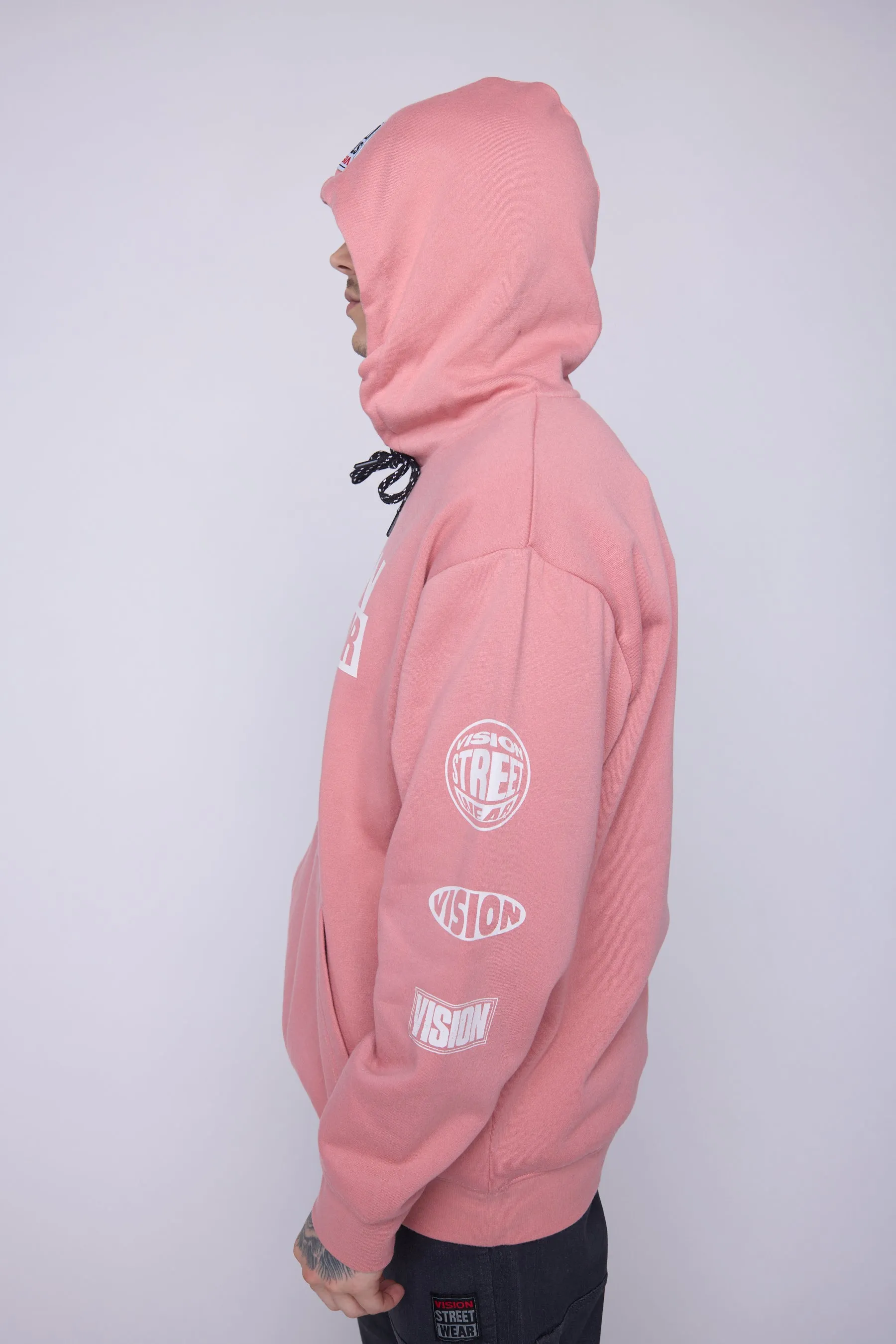 Team Logo Hoodie - Dusty Rose