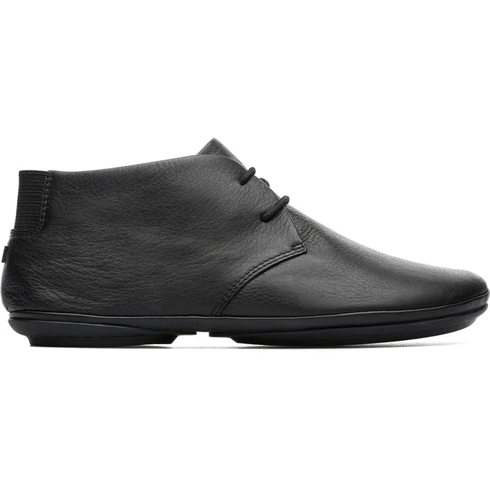 Stylish Black Leather Ankle Boots for Women - Camper Right Collection