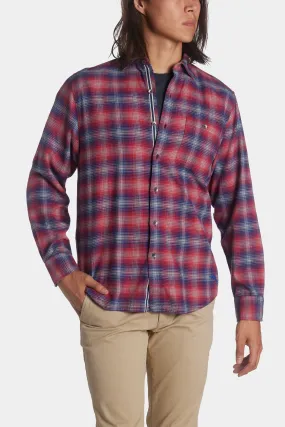 Canyon Beach Shadow Check Flannel Shirt