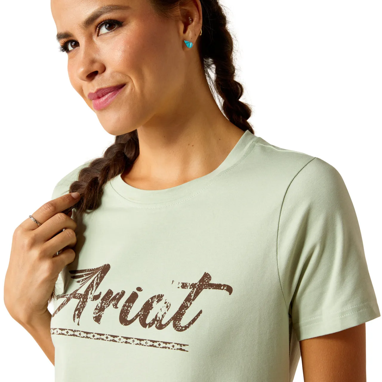 'Ariat' Women's Classic T-Shirt - Frosty Green