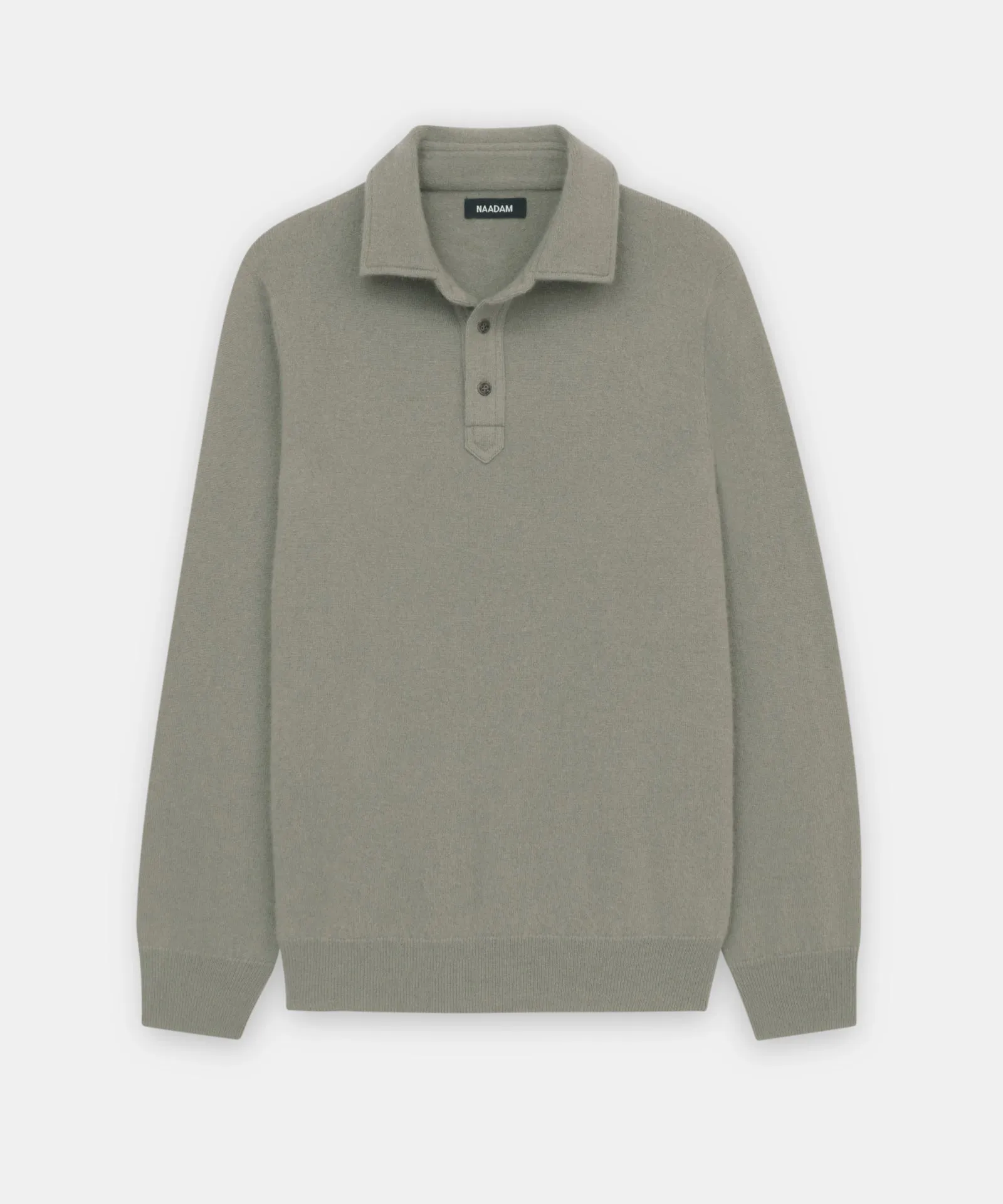 Cashmere Long Sleeve Polo