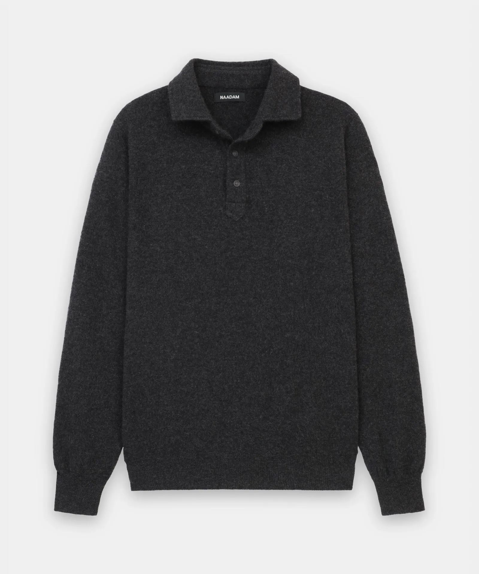 Cashmere Long Sleeve Polo