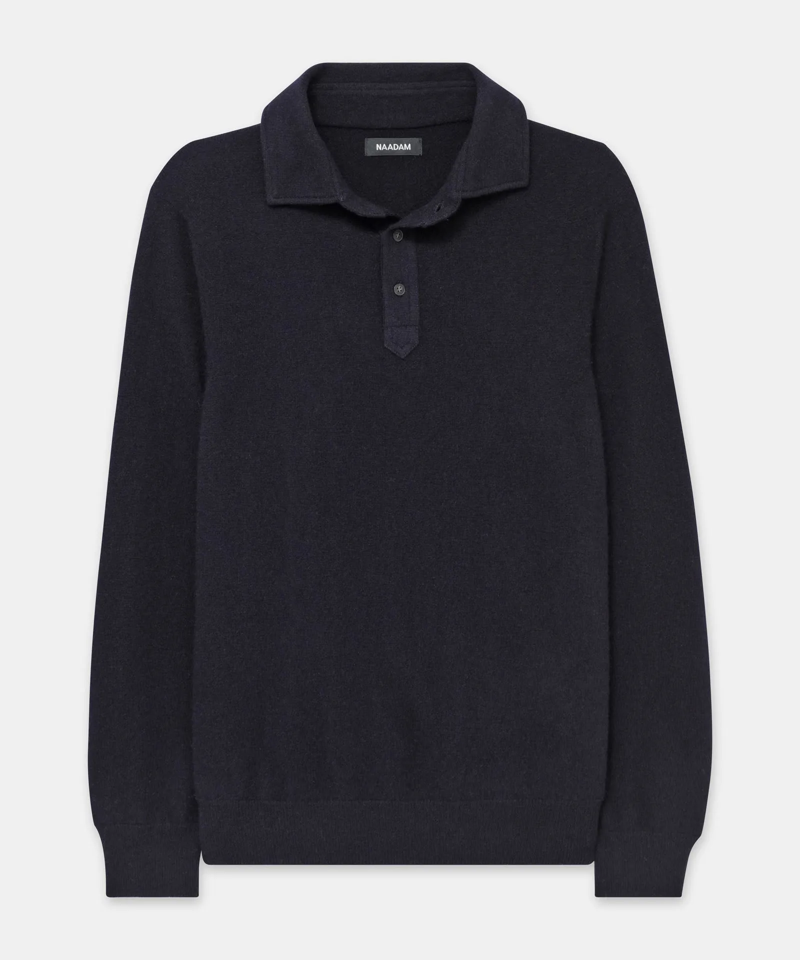 Cashmere Long Sleeve Polo