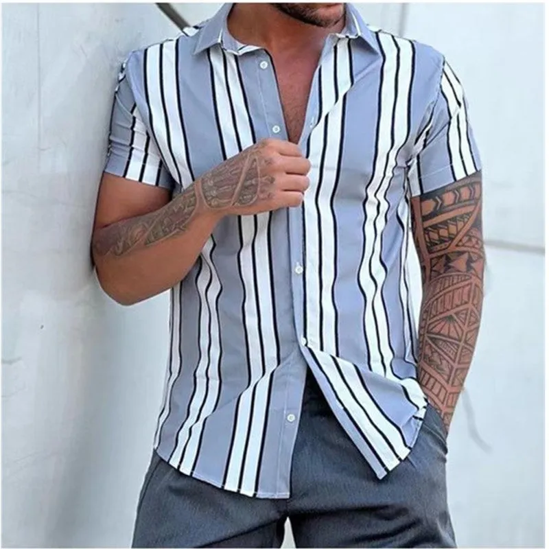 Short Sleeve Striped Shirt