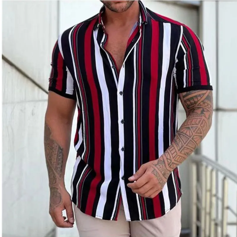 Short Sleeve Striped Shirt