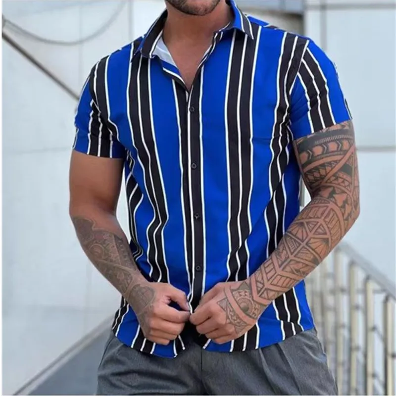 Short Sleeve Striped Shirt