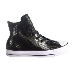 Converse Chuck Taylor All Star HI Women's Shoes  Mettalic Snake Black/White