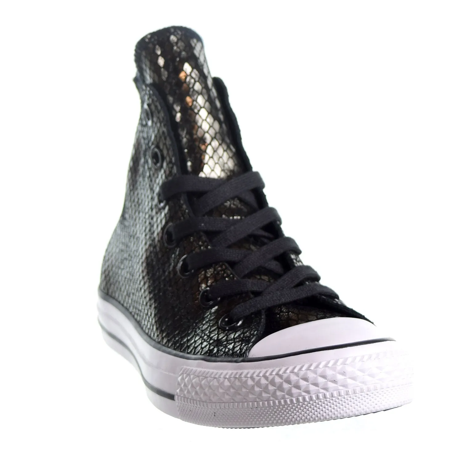 Converse Chuck Taylor All Star HI Women's Shoes  Mettalic Snake Black/White