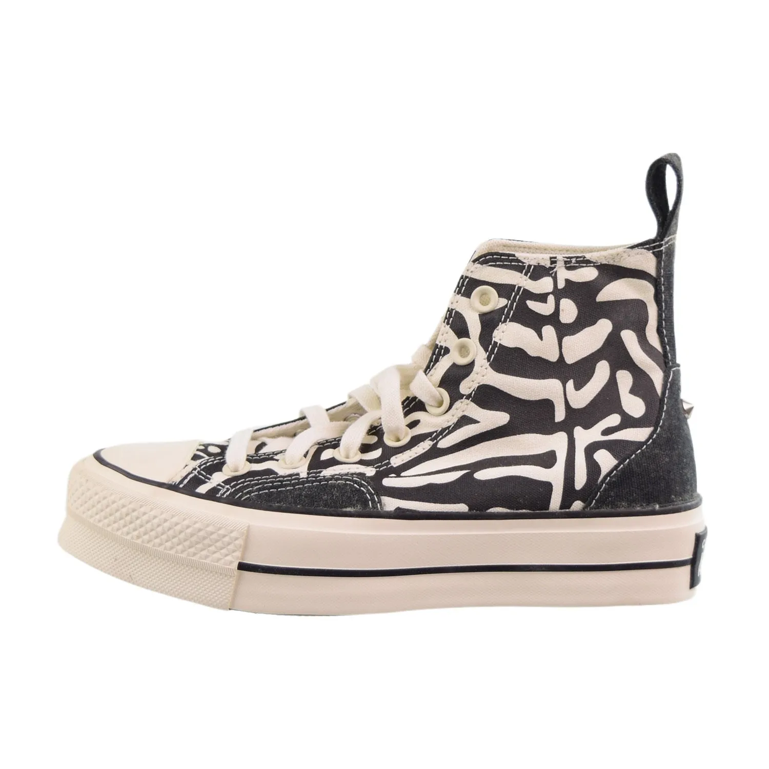 Converse Chuck Taylor All Star Lift Platform High Animal Mix Women's Shoes Black