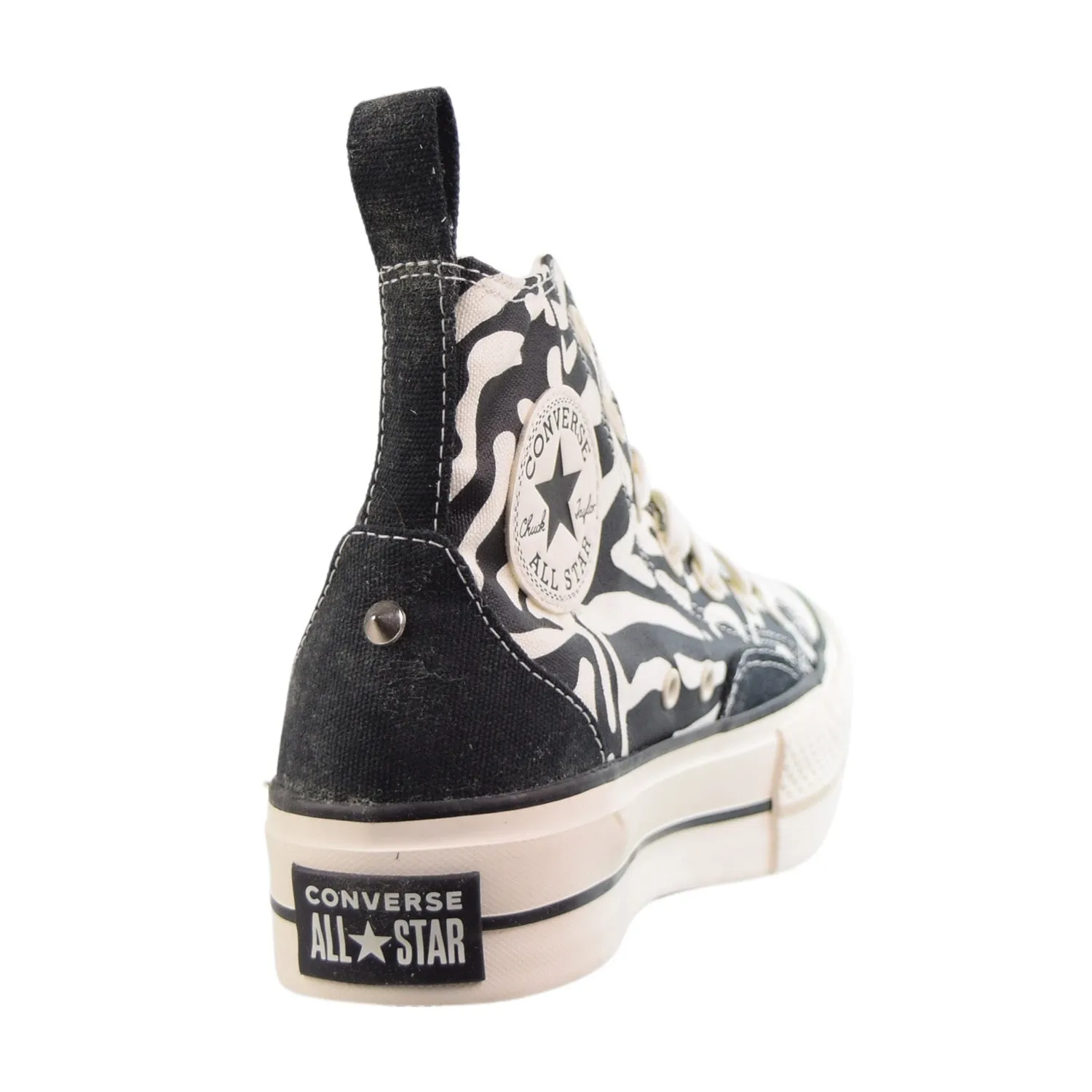 Converse Chuck Taylor All Star Lift Platform High Animal Mix Women's Shoes Black