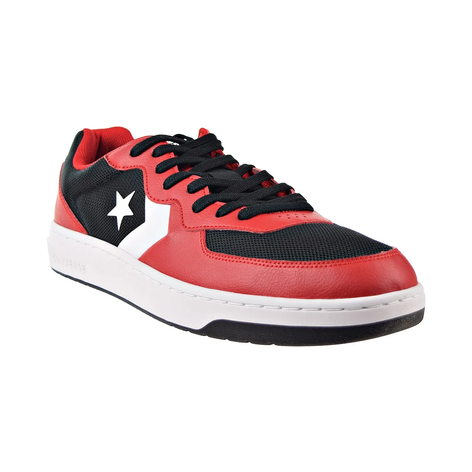 Converse Rival Ox Men's Shoes Black-Enamel Red-White