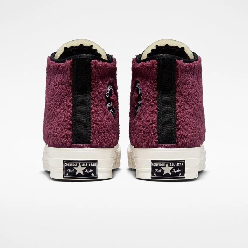 Converse - Cozy Utility Chuck 70 Sherpa High Top Shadowberry/Black/Egret