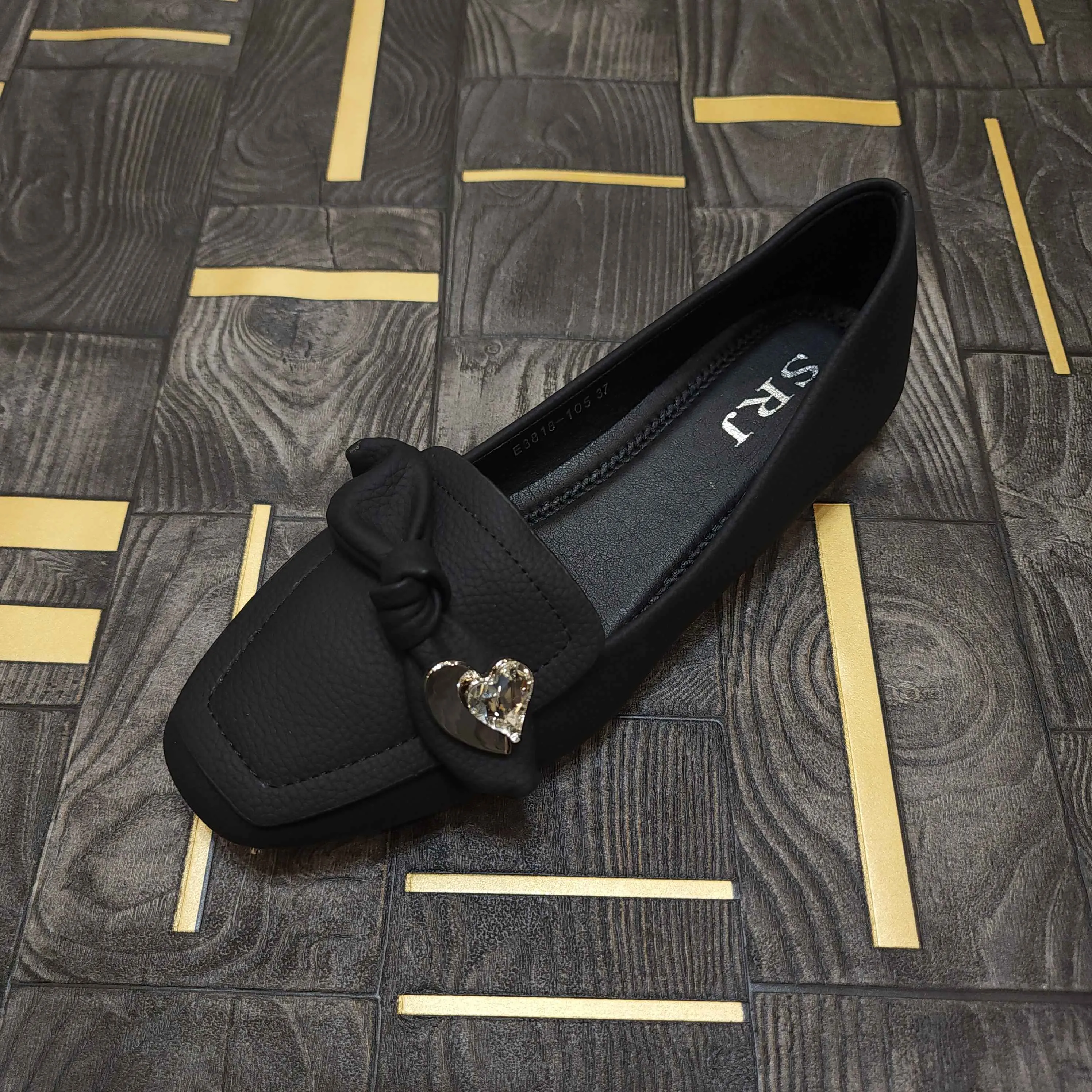 Black Bow Pump Shoes