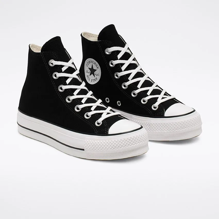 Converse- Women's Chuck Taylor All Star Lift High Top Black/White 560845C