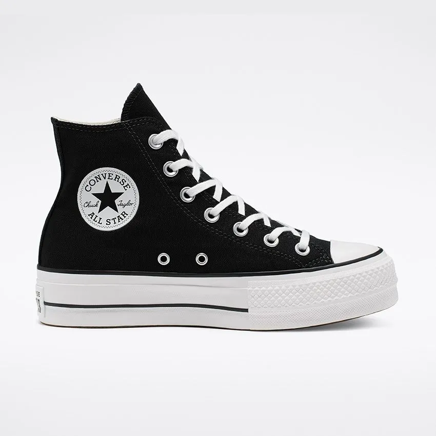 Converse- Women's Chuck Taylor All Star Lift High Top Black/White 560845C