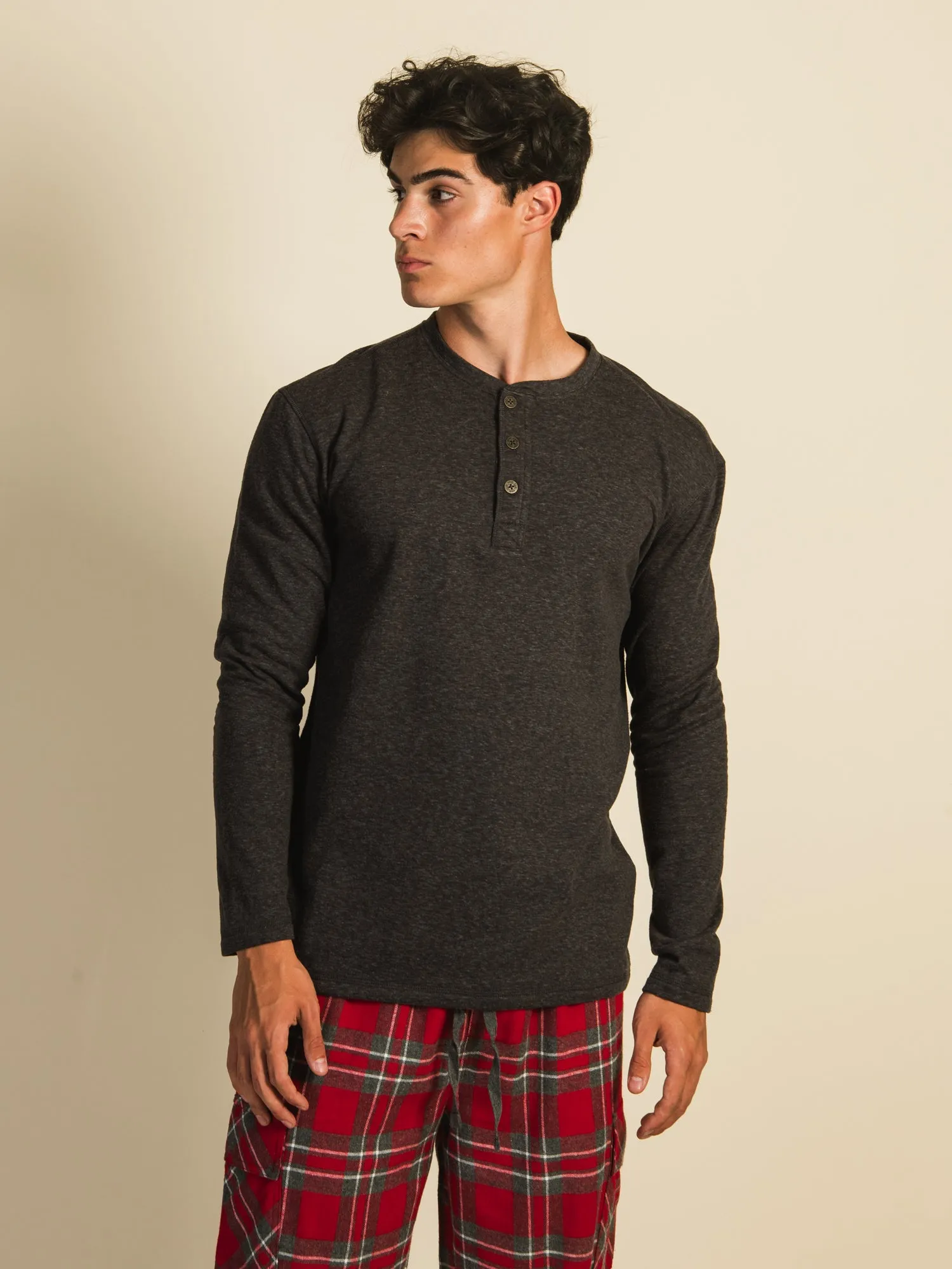 KOLBY HUGH LONG SLEEVE HENLEY