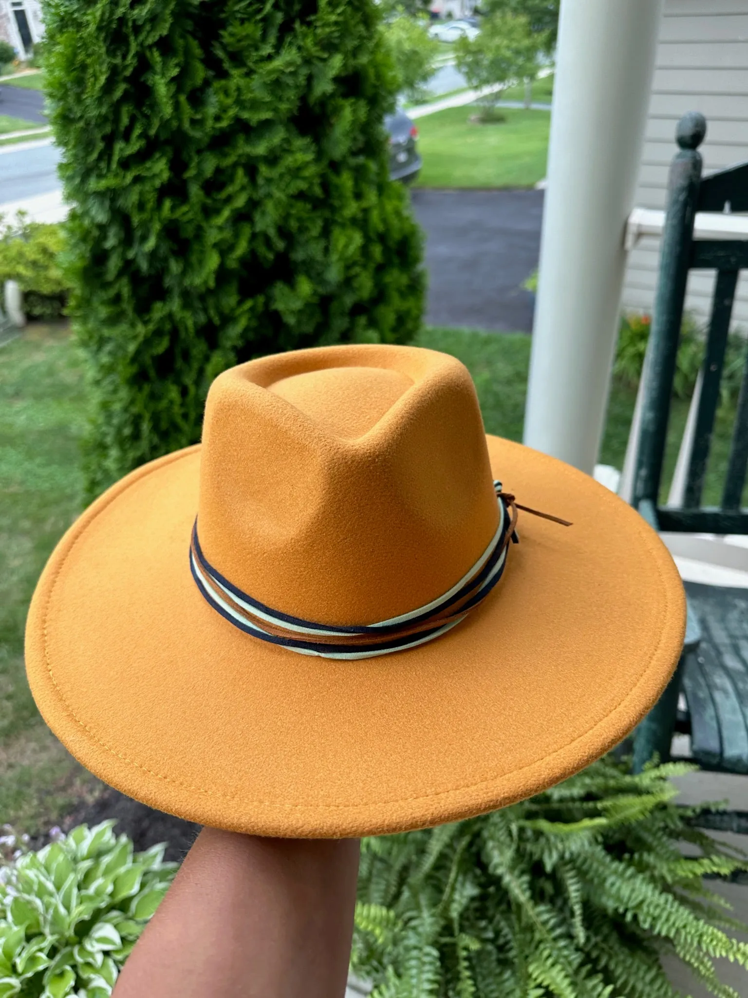 Custom Hat - Mustard Leaf