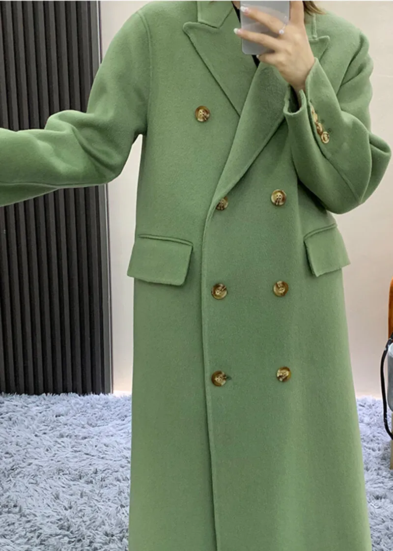 Sassy Double Breasted Wool Longline Coat