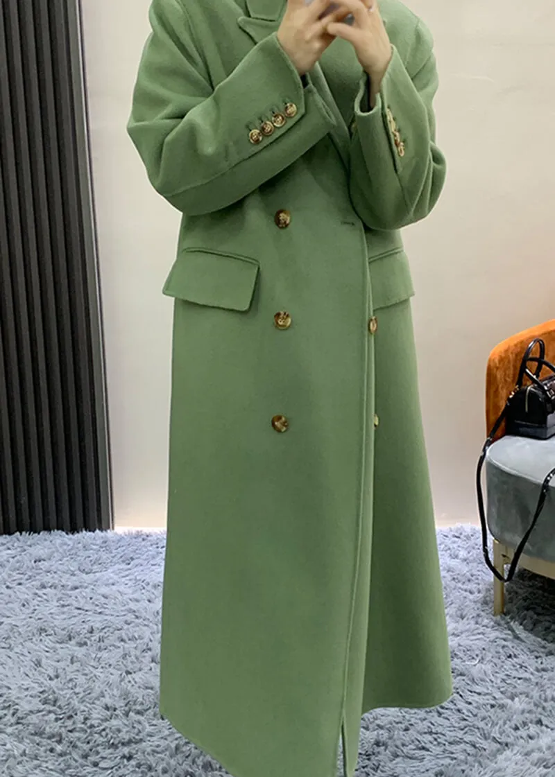 Sassy Double Breasted Wool Longline Coat