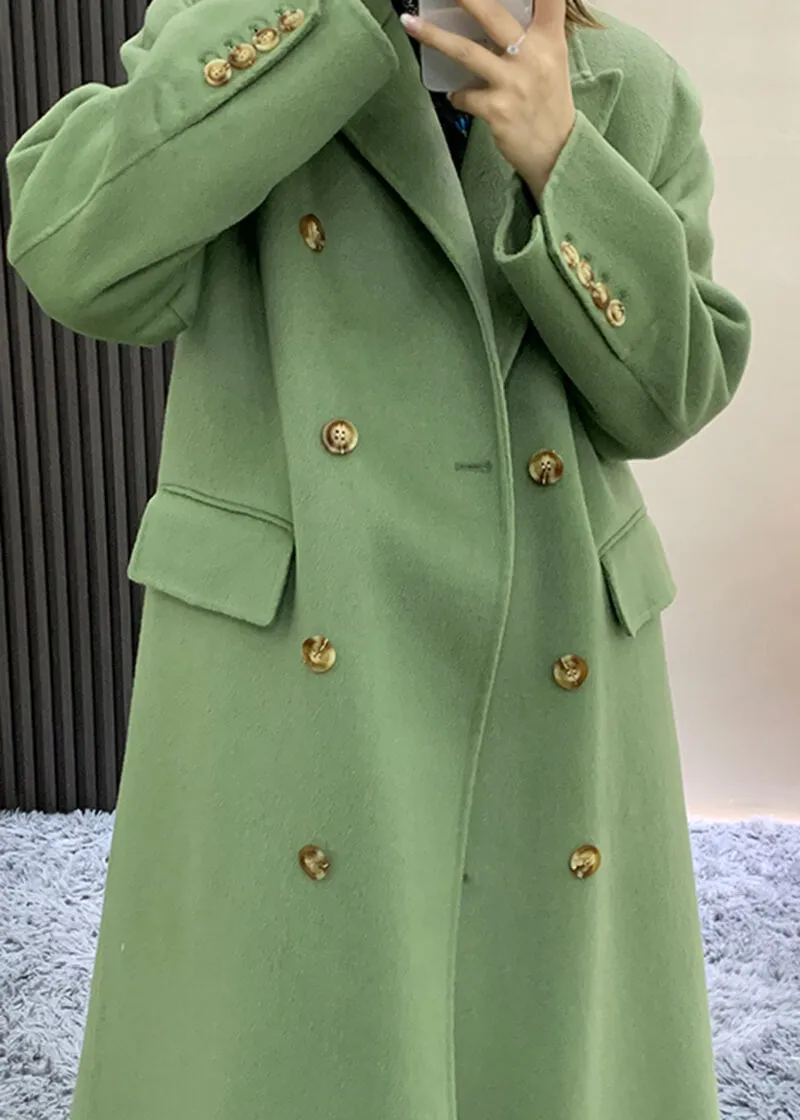 Sassy Double Breasted Wool Longline Coat