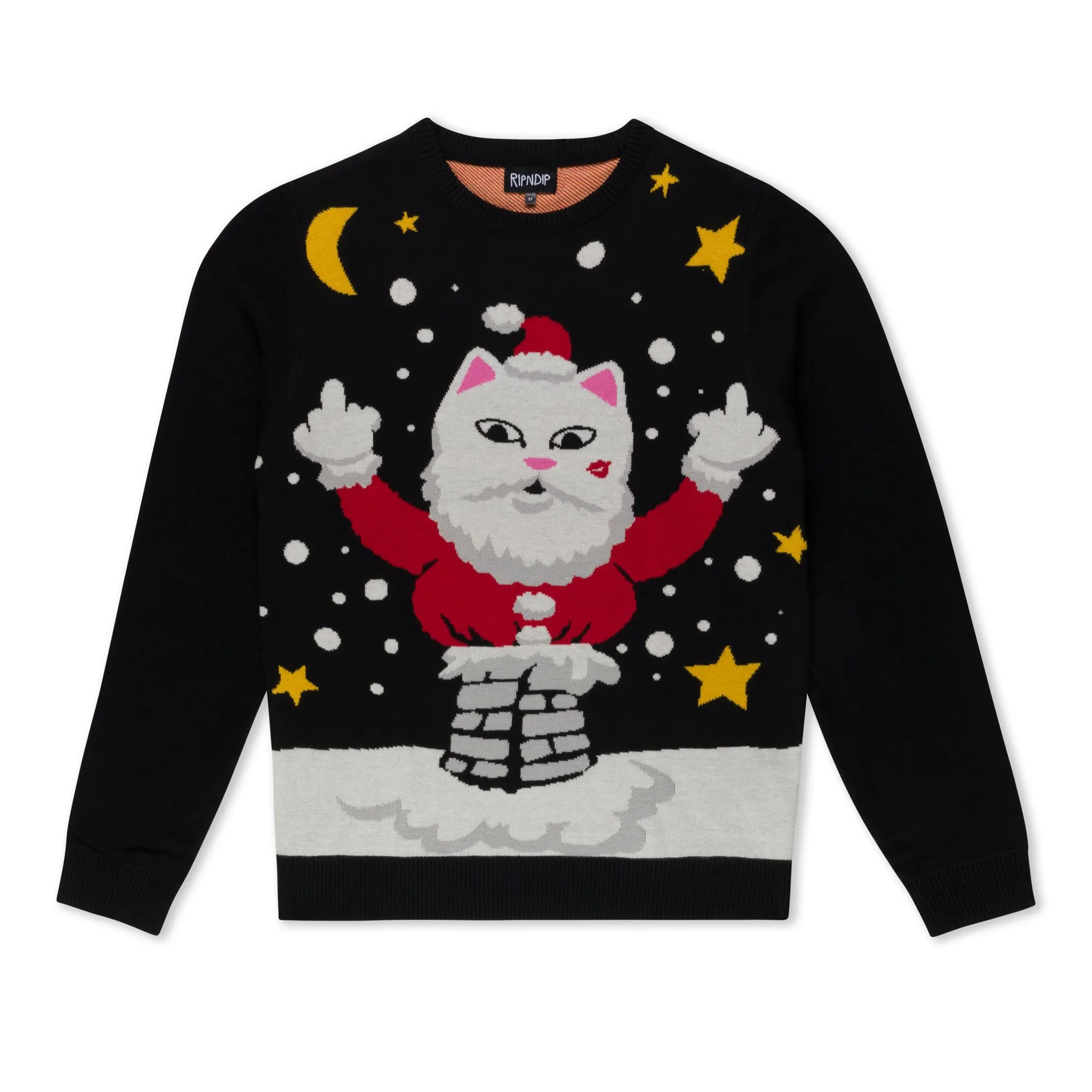 Deck The Halls Knit Sweater (Black)