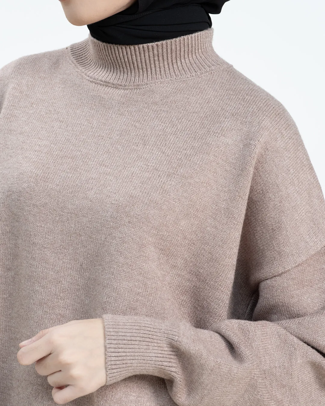 Esmee Sweater - Mocca - Sweater Atasan Knitwear Wanita - KW1720580