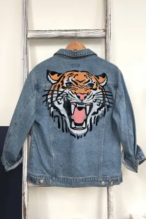 Fashion Tiger Denim Jacket