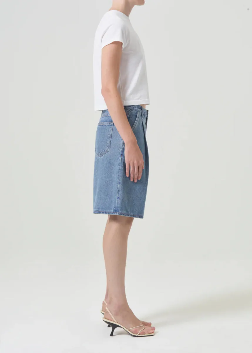 AGOLDE Ellis Trouser Shorts in baffle