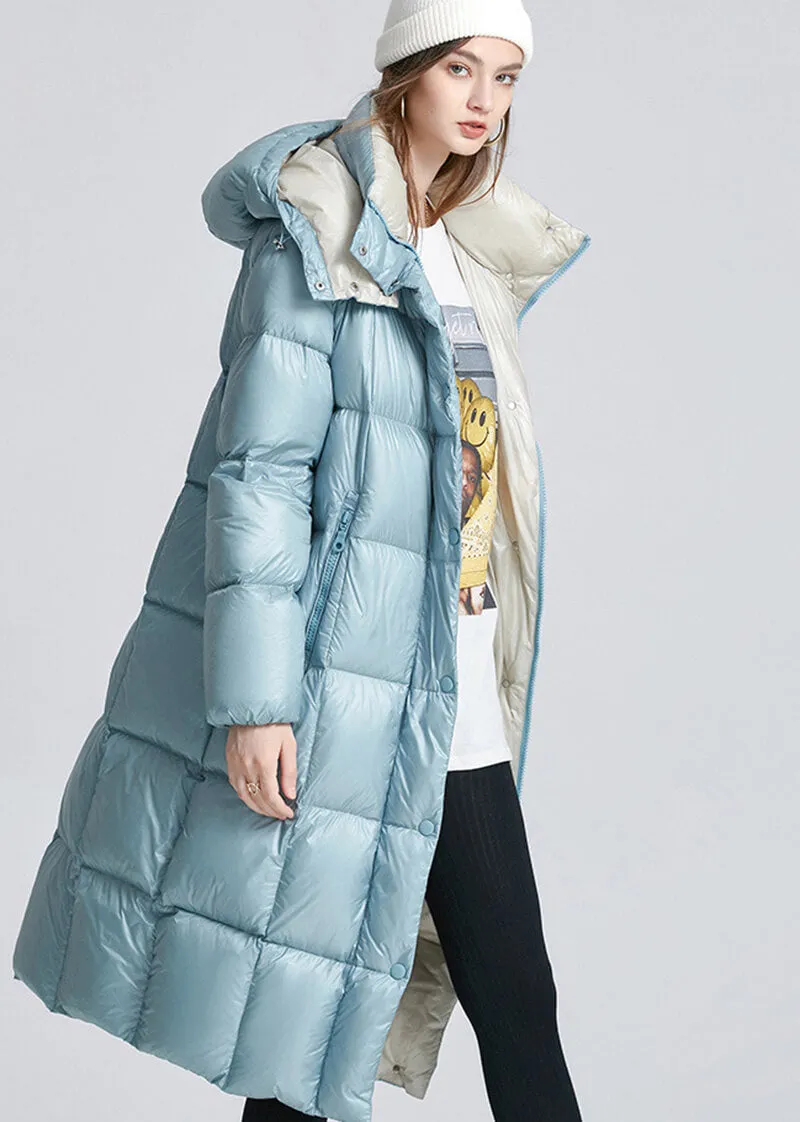 Lydia Hooded Down Puffer Longline Coat