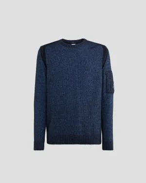 Fleece Knit Jumper Riviera Blue