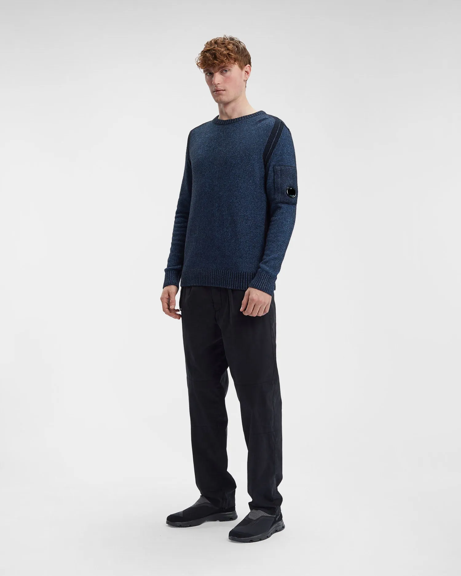 Fleece Knit Jumper Riviera Blue