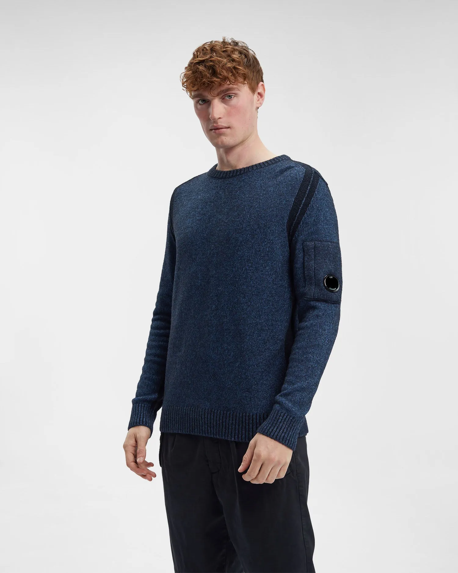 Fleece Knit Jumper Riviera Blue