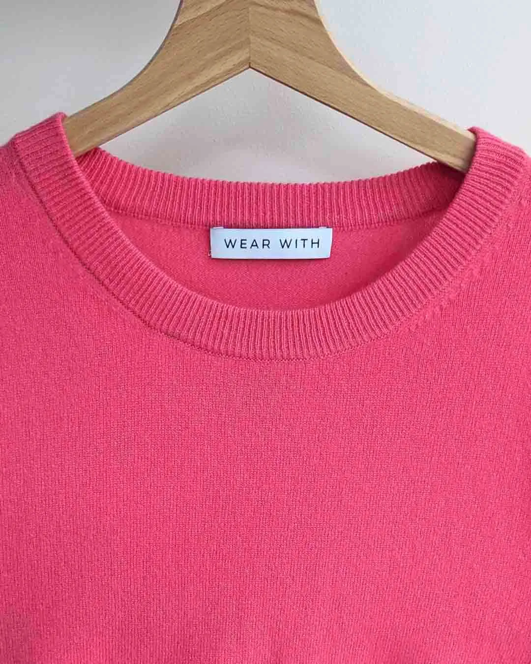 Fuschia Cashmere Sweater Jumper