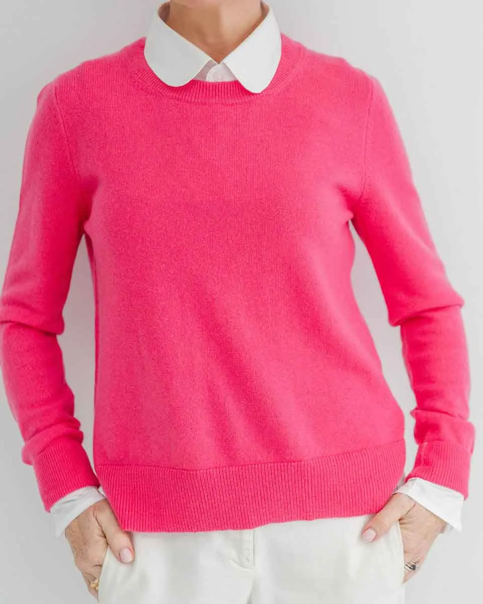 Fuschia Cashmere Sweater Jumper