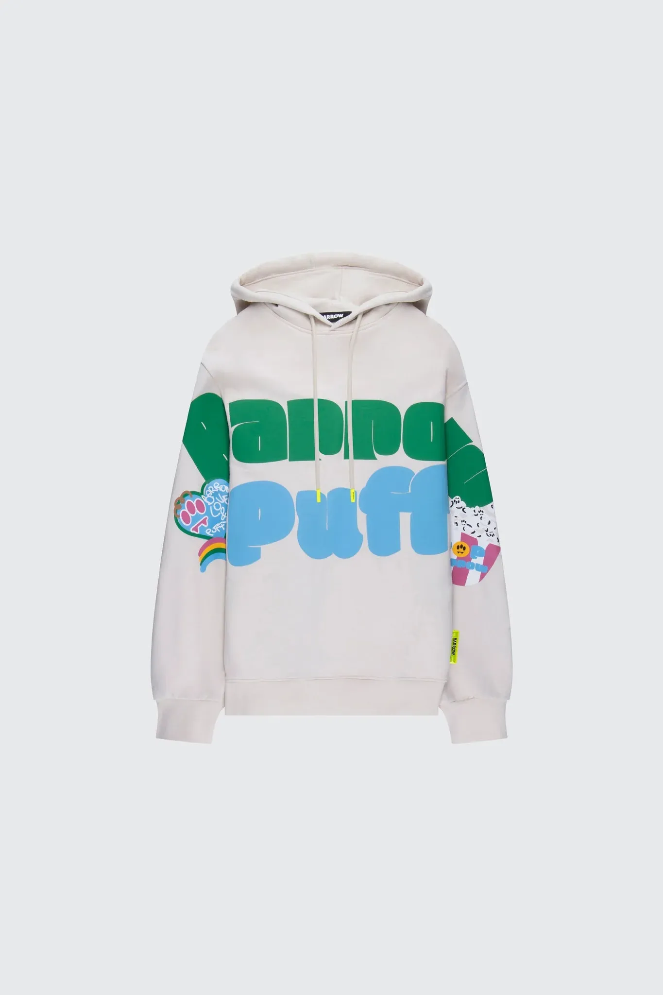 Barrow puff print hoodie