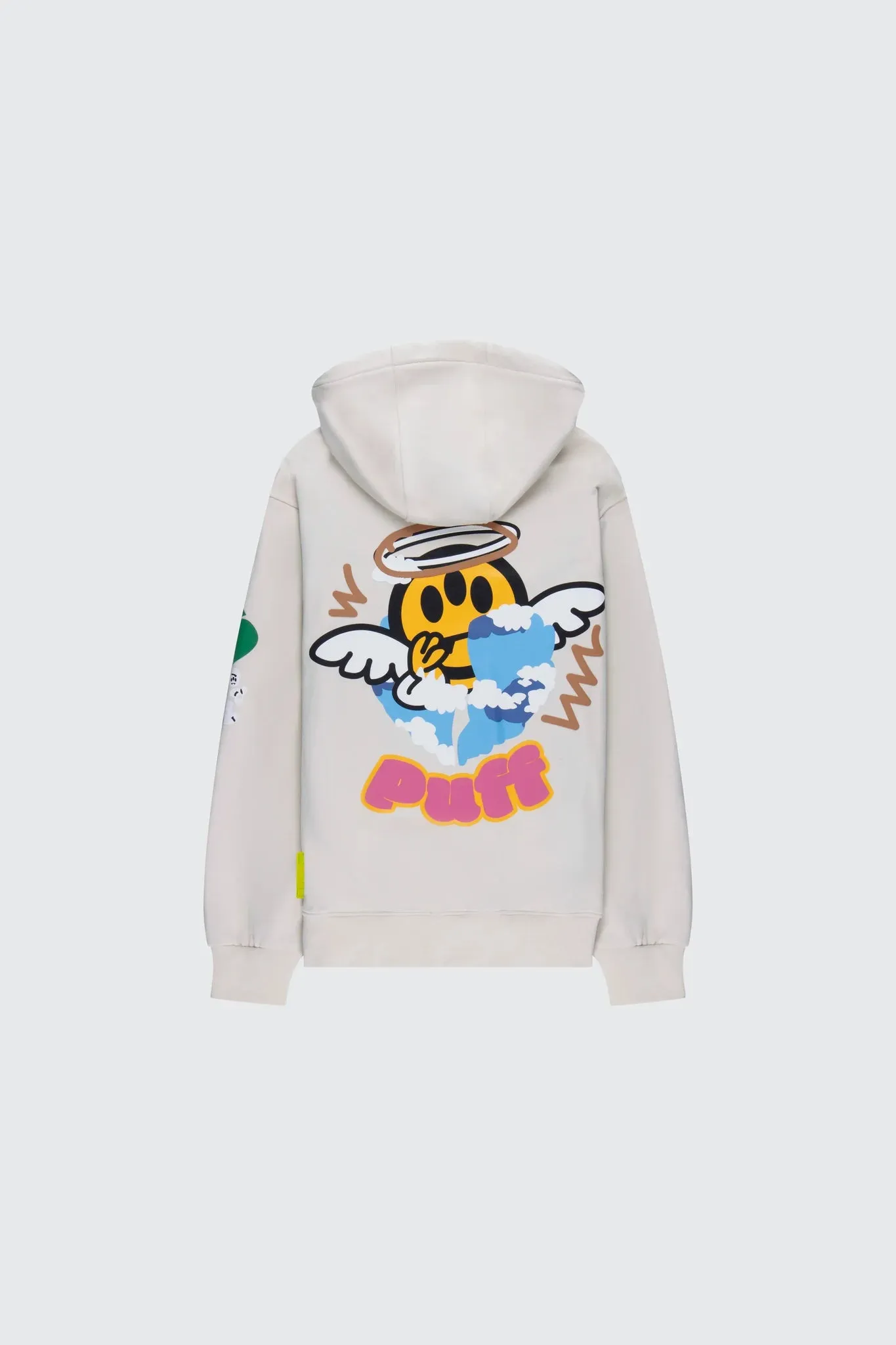 Barrow puff print hoodie